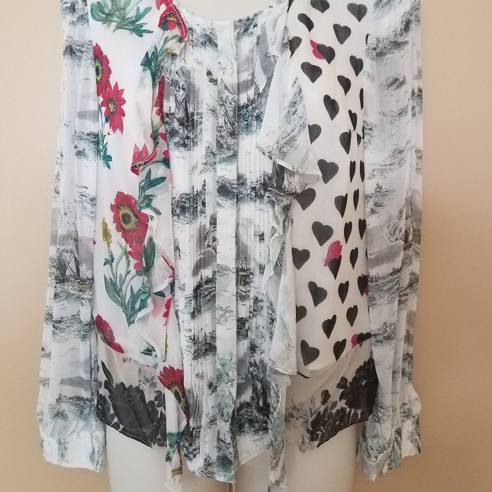 Leifnotes Multi-Color, Sheer Blouse - image 2